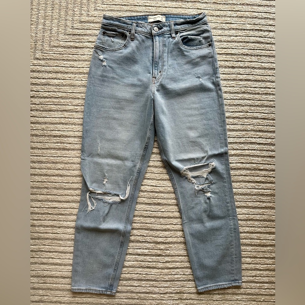 Abercrombie & Fitch Light Blue High Rise Jeans